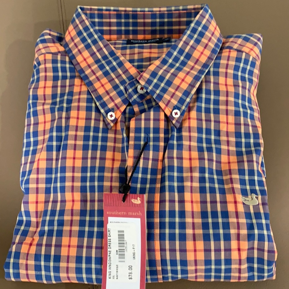 Southern Marsh Long Sleeve Oxford Shirt